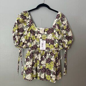 Ted Baker - Cut Floral top, Brand new with tags